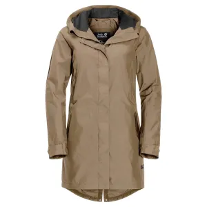 Jack Wolfskin Damen Monterey Jacke Hardshelljacke. Sand Dune. S