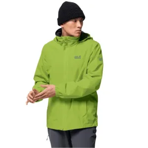 Jack Wolfskin Herren Stormy Point Jacke M Hardshelljacke. Spring Lime. Large