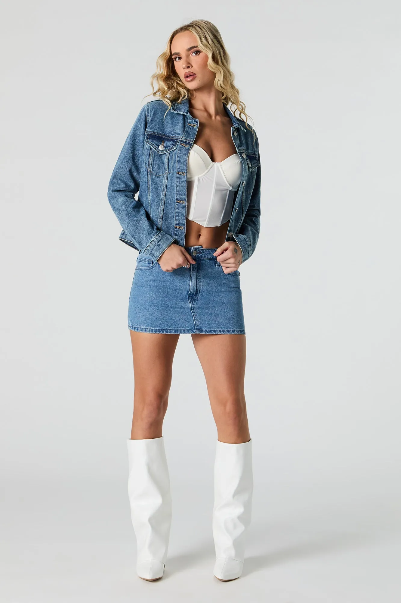 Jacket de camionneur en denim