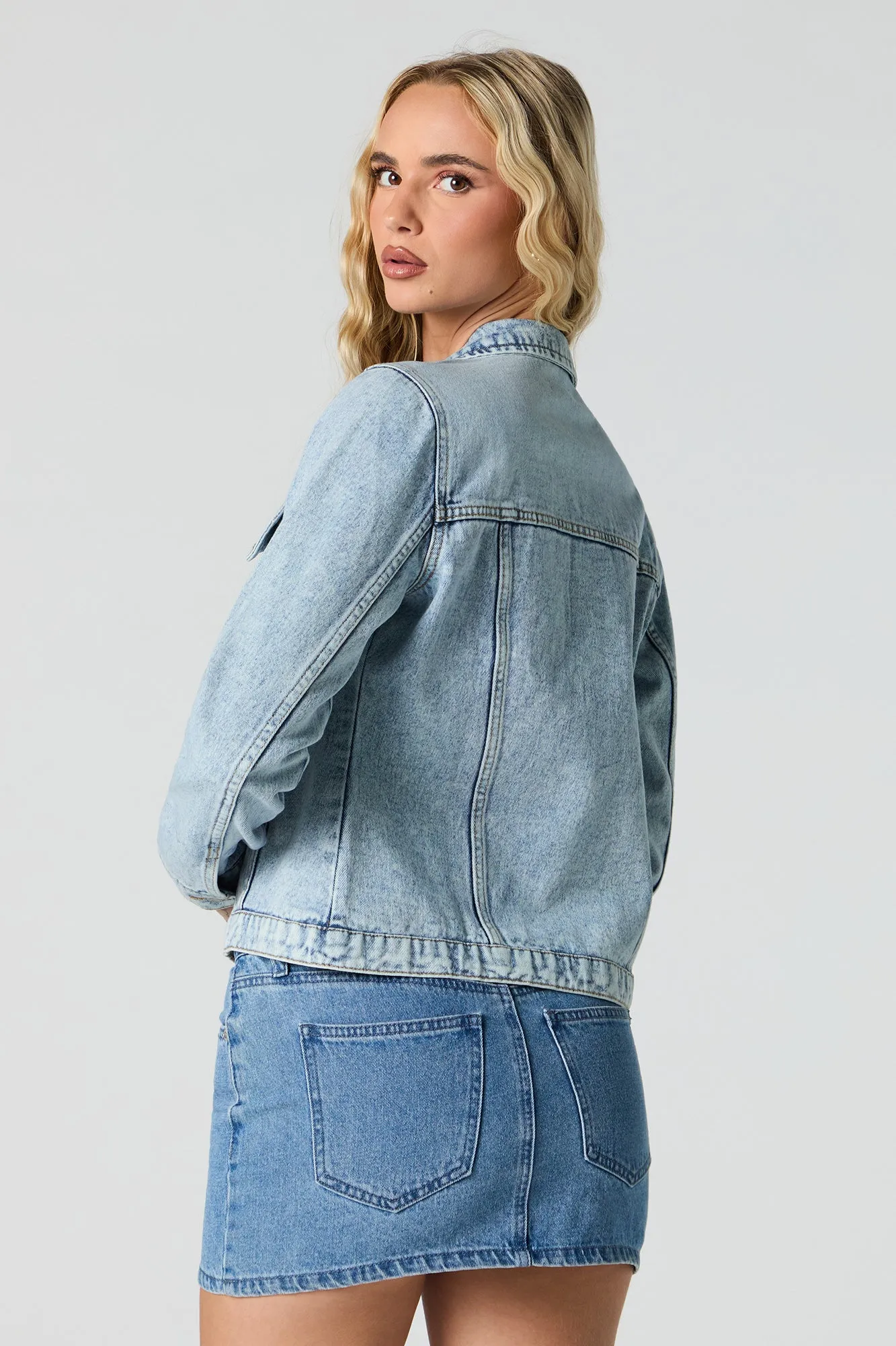 Jacket de camionneur en denim