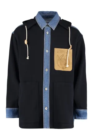 Loewe Buttoned Drawstring Long-Sleeved Jacket