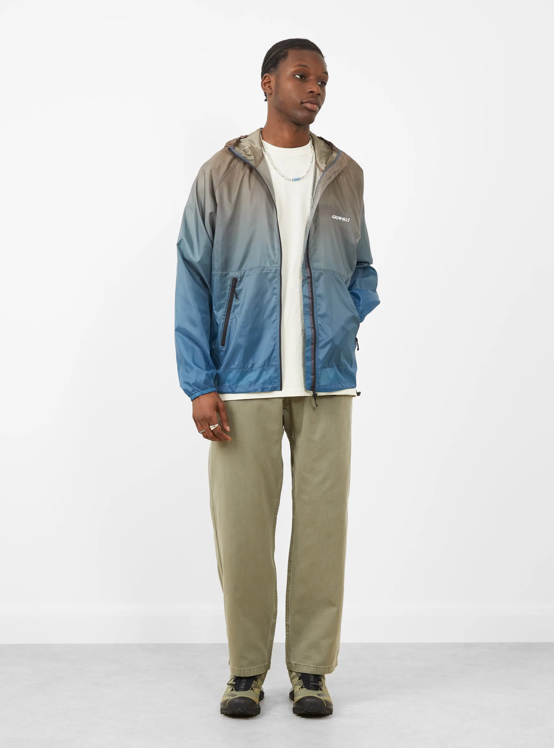LT Ripstop Wind Jacket Brown Gradient