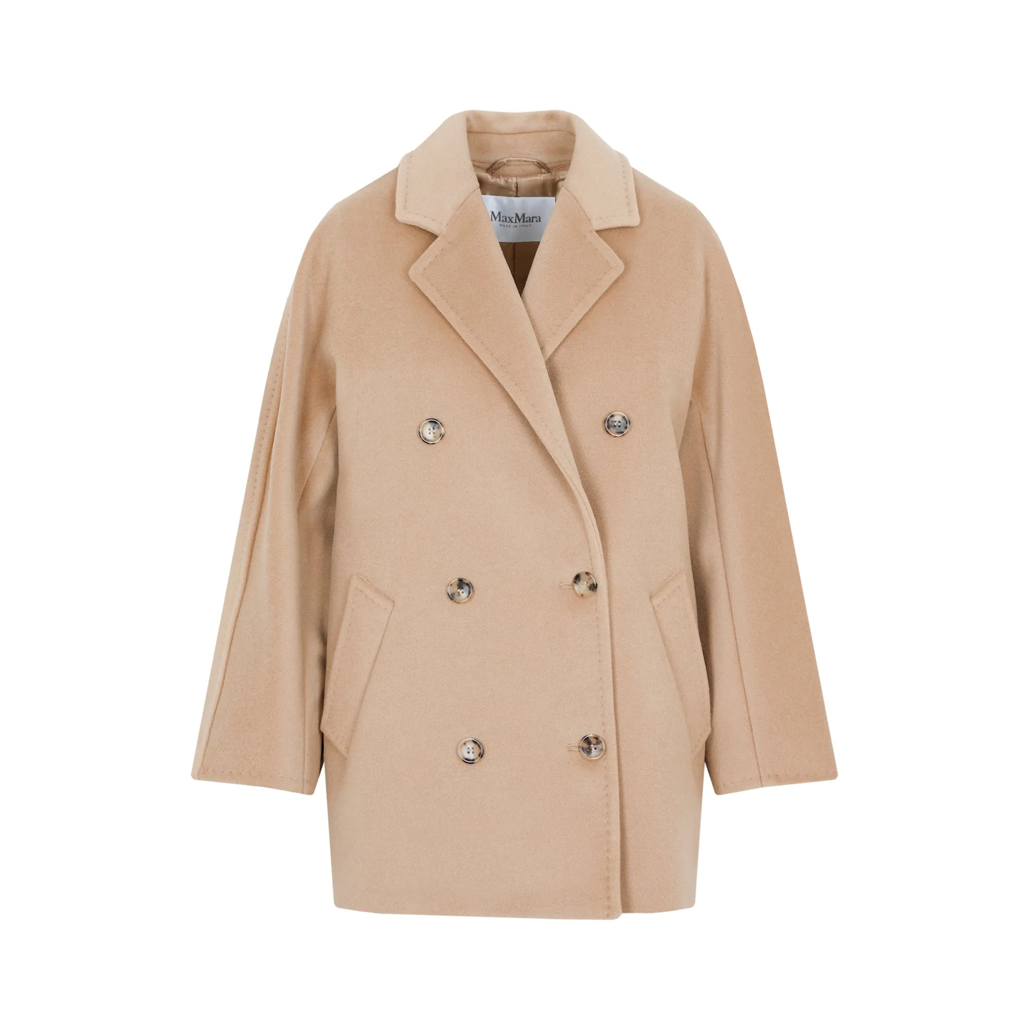 Max Mara Double-Breasted Long-Sleeved Coat
