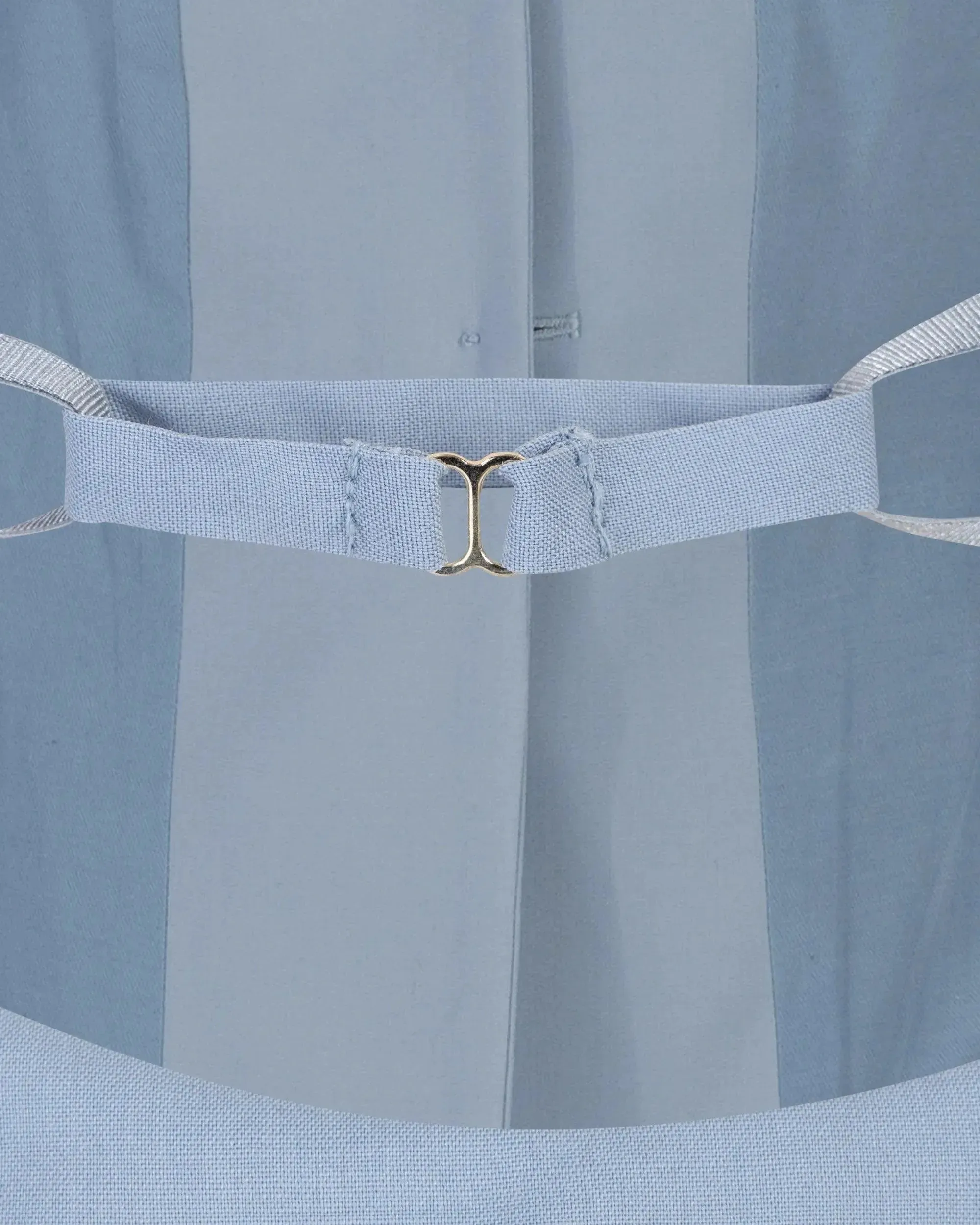 Melo Backless Split-Sleeve Blazer