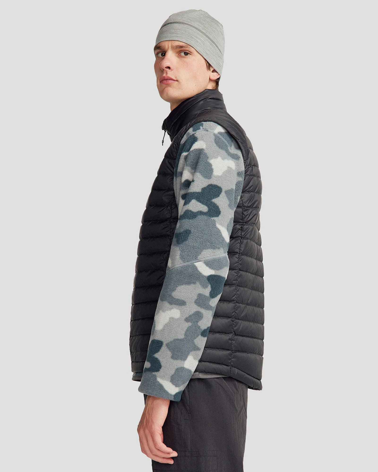 Men's Heli Down Vest 4.0 - Black Stingray