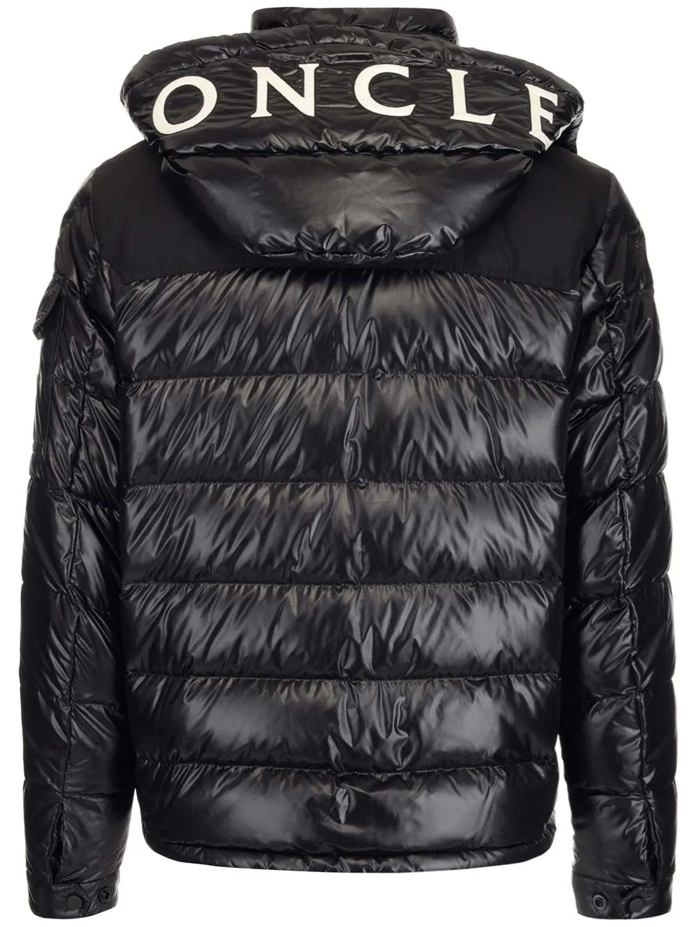 Moncler Born to Protect Logo Printed Padded Jacket