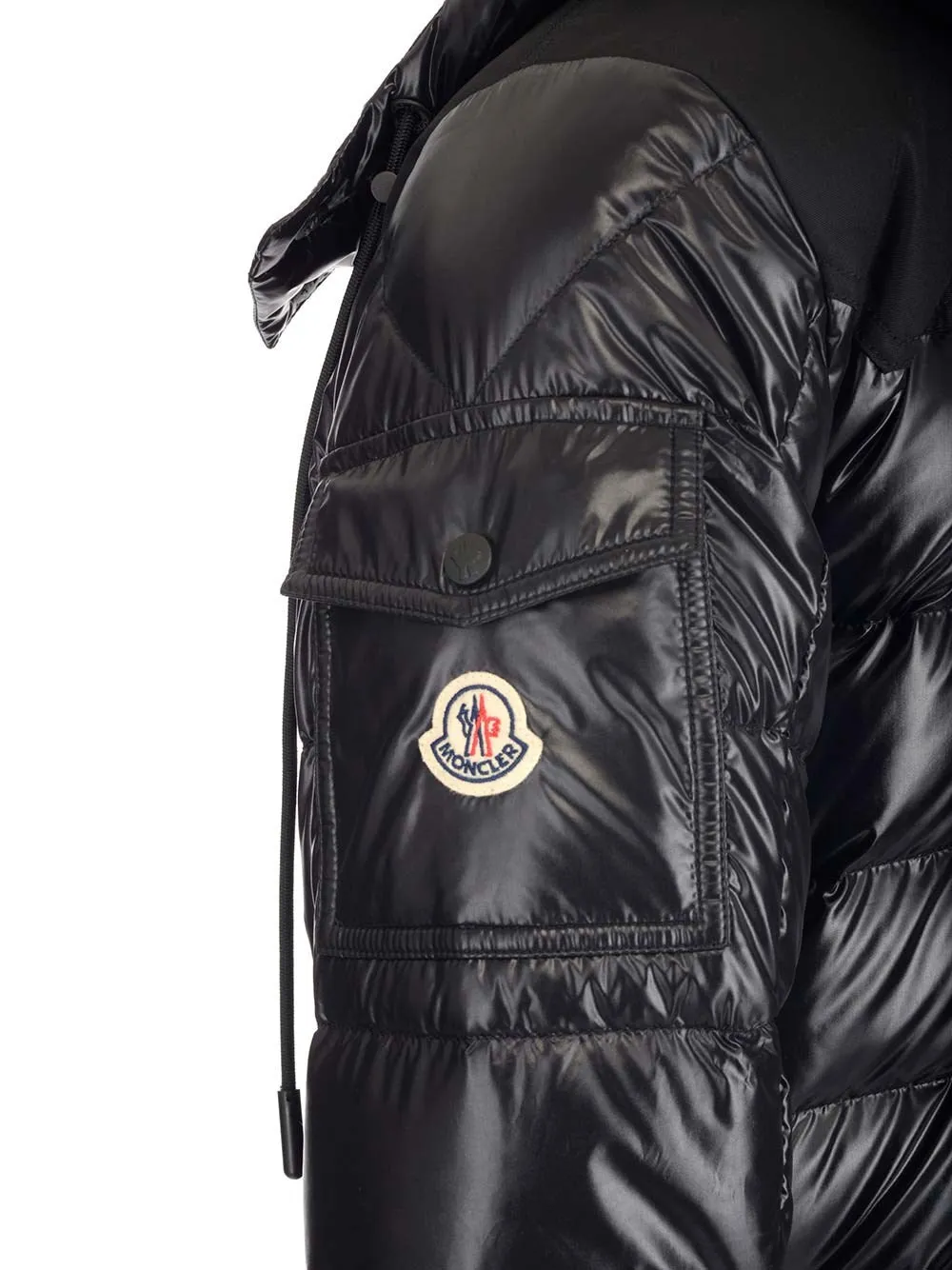 Moncler Born to Protect Logo Printed Padded Jacket