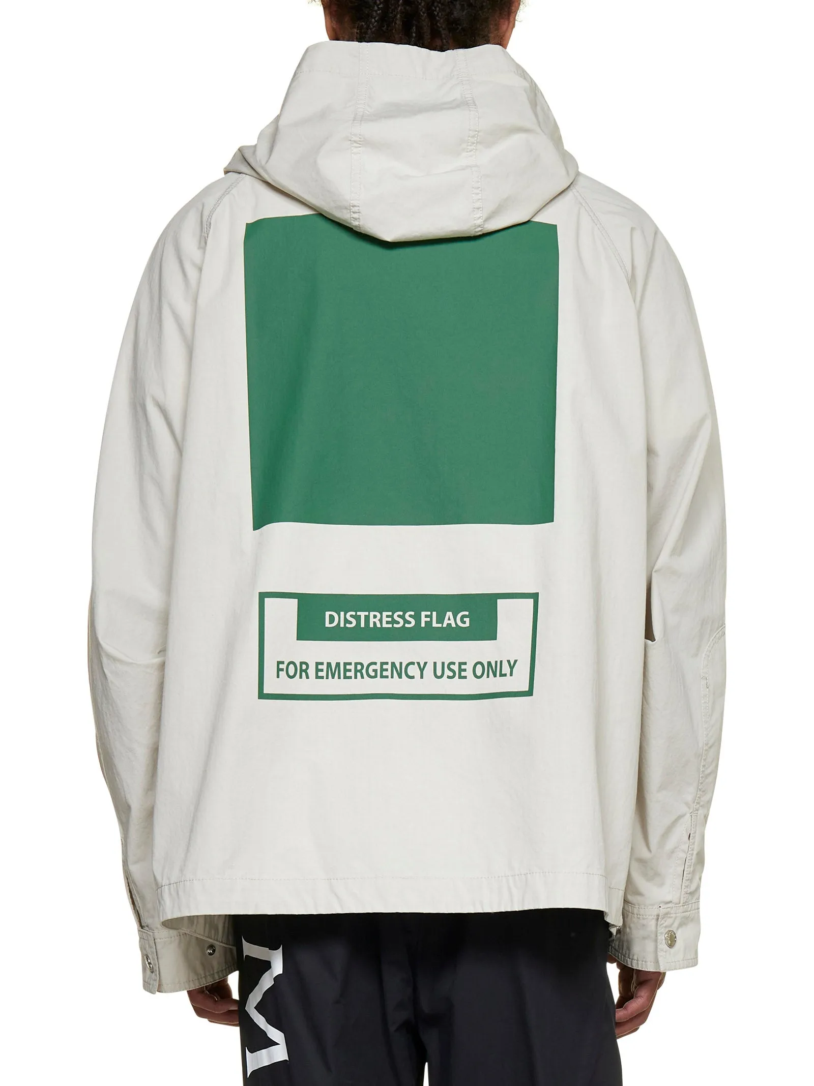 Moncler Genius X Craig Green Zipped Slogan Printed Jacket