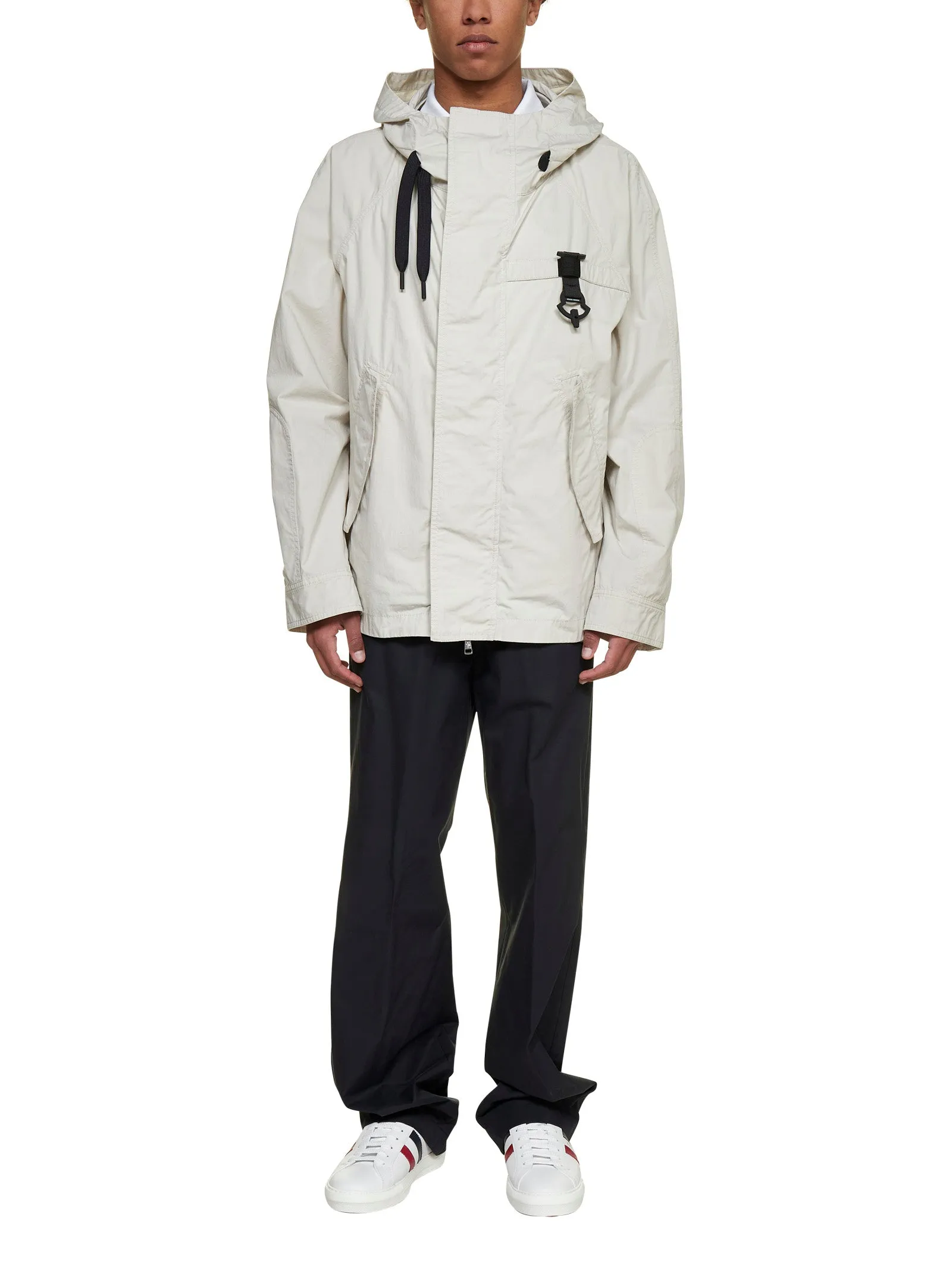 Moncler Genius X Craig Green Zipped Slogan Printed Jacket