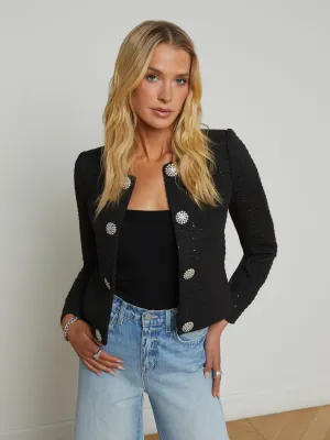Moon Sequin Tweed Jacket