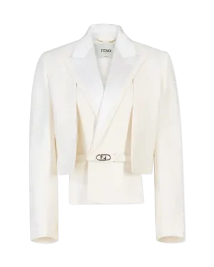 Multi-Layered Wool Silk Jacket