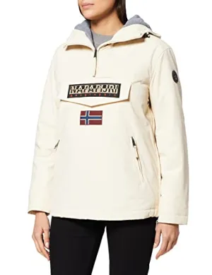 Napapijri Damen Rainforest W PKT 3 Sportjacke. Blanc. Medium
