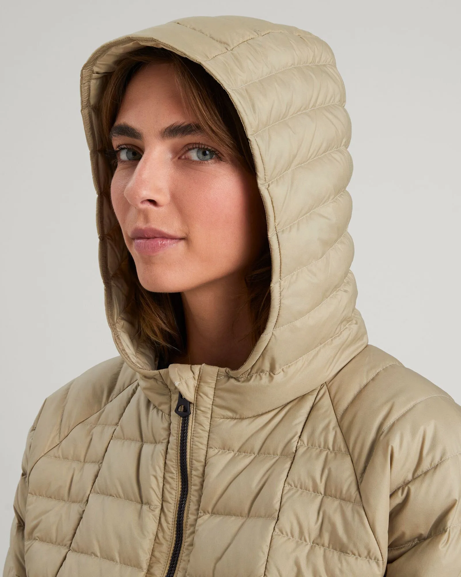 NXT-Level LT Unisex Down Hoodie - Olive Grey