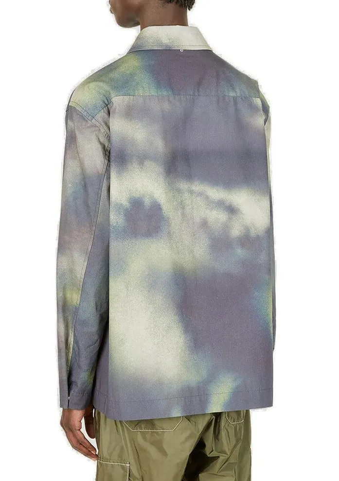 OAMC Tie-Dye Long Sleeved Buttoned Jacket