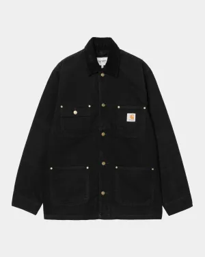 OG Chore Coat (Spring) | Black / Black (aged canvas)