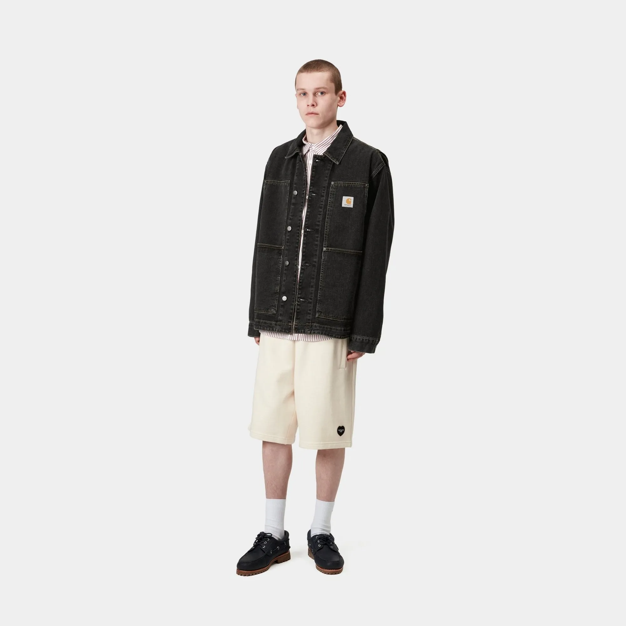 OG Double Front Jacket | Black (stone washed)