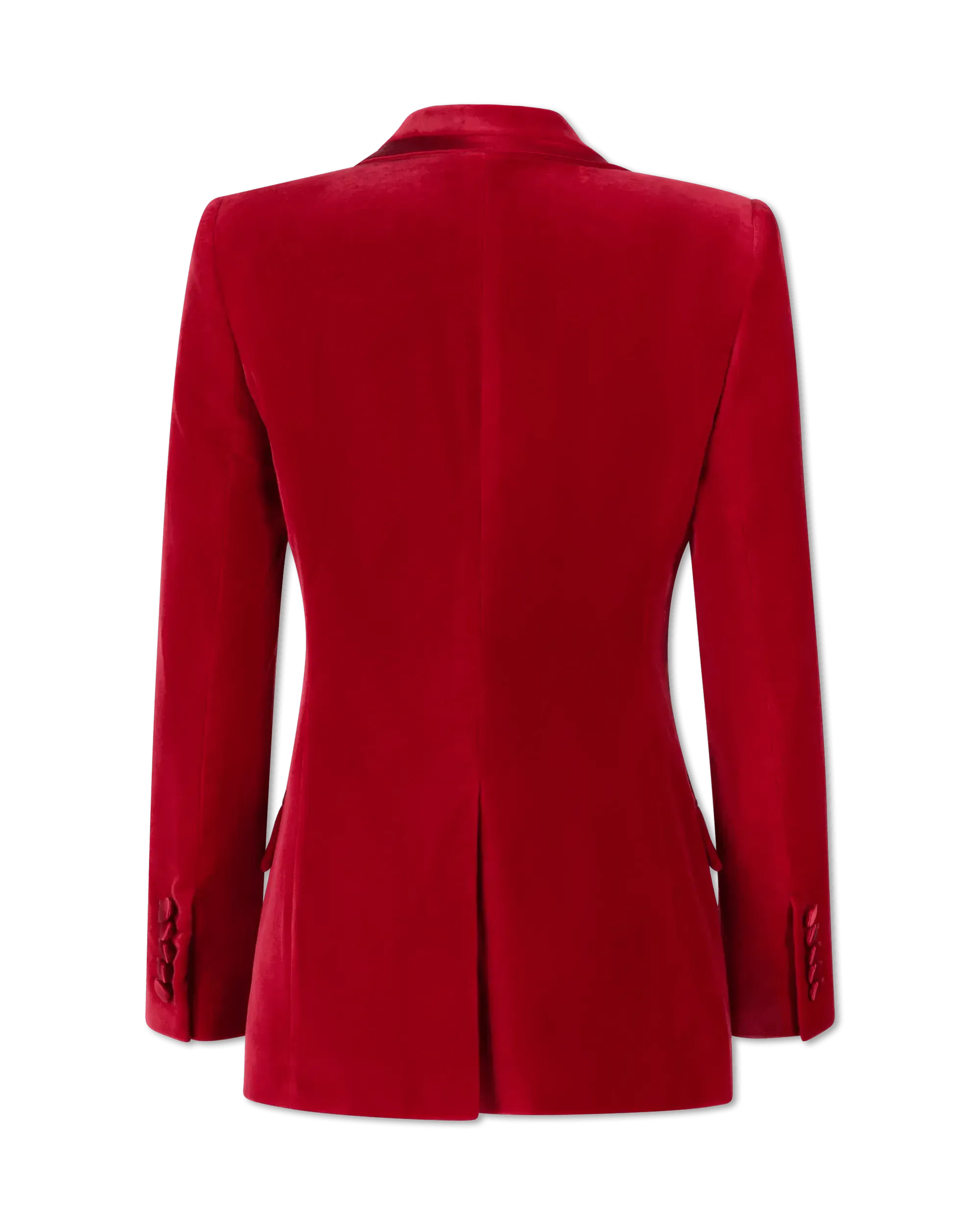 Peak Lapel Velvet Blazer
