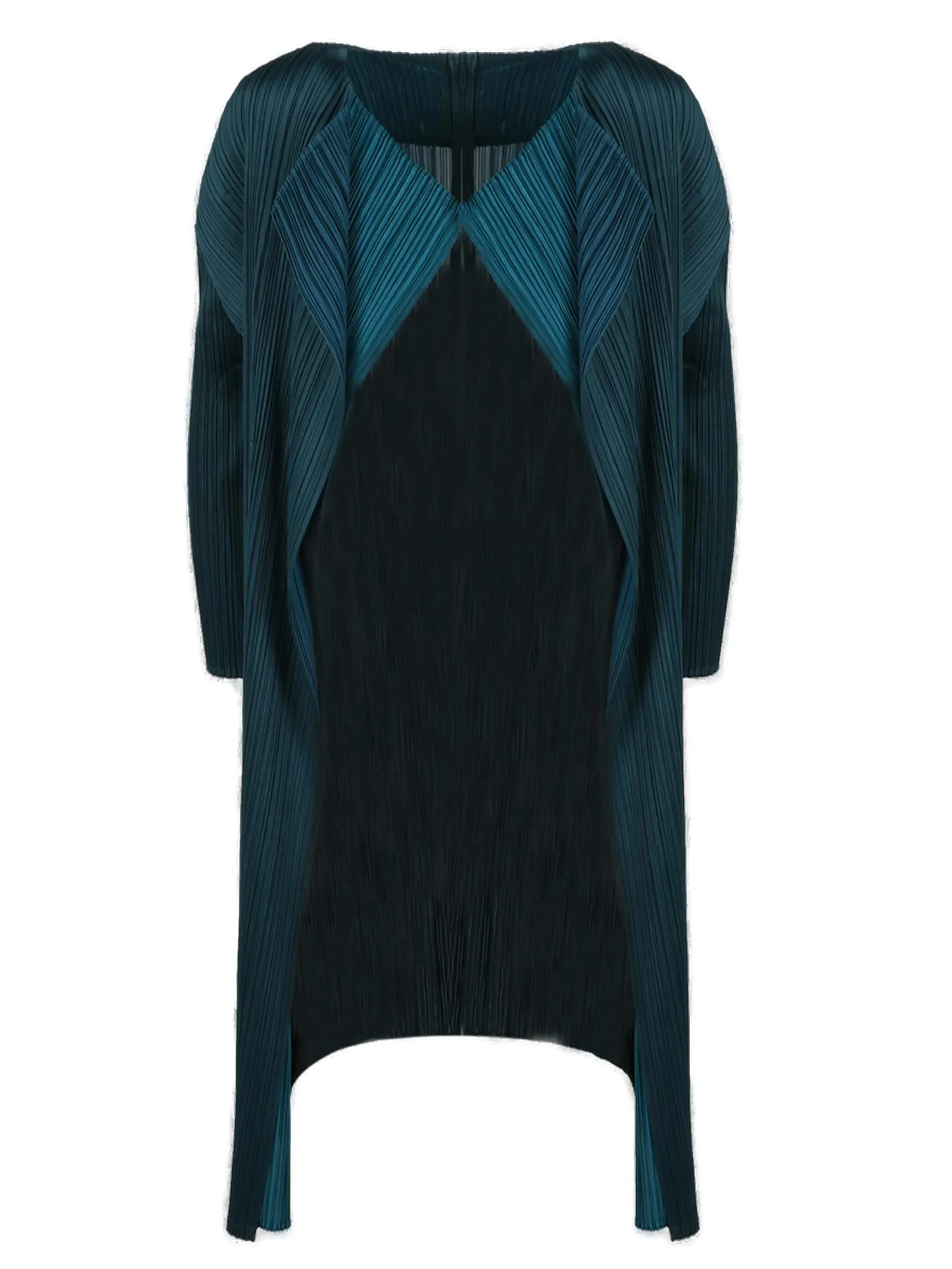 Pleats Please By Issey Miyake Pleated Long-Sleeved Cardigan