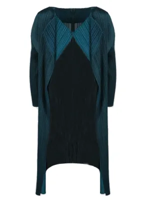 Pleats Please By Issey Miyake Pleated Long-Sleeved Cardigan