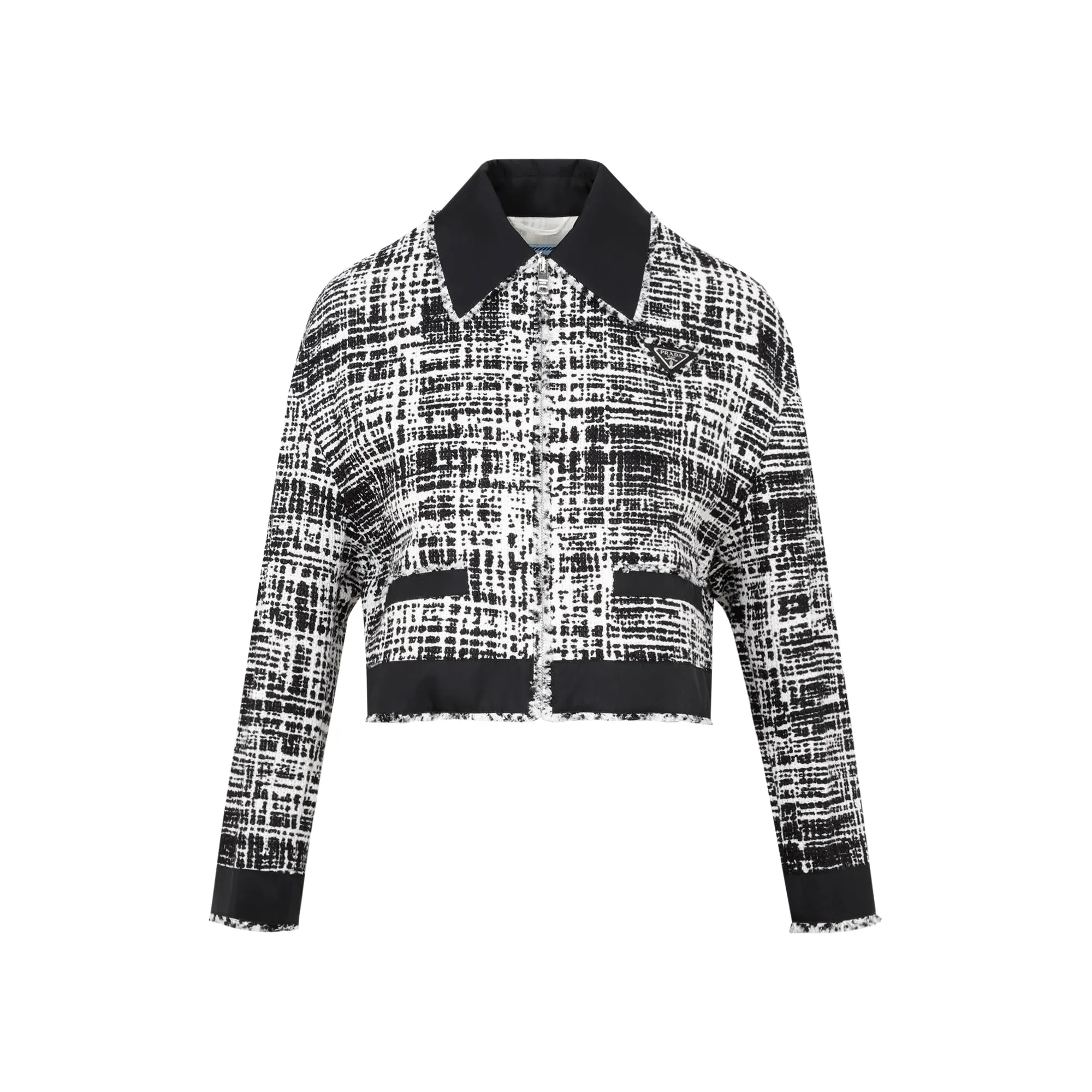 Prada Long-Sleeved Cropped Jacket