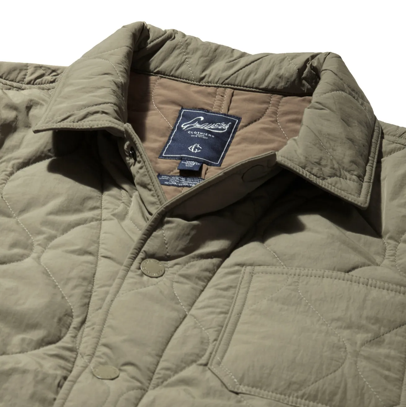 Putnam Quilted Chore Jacket - Olive