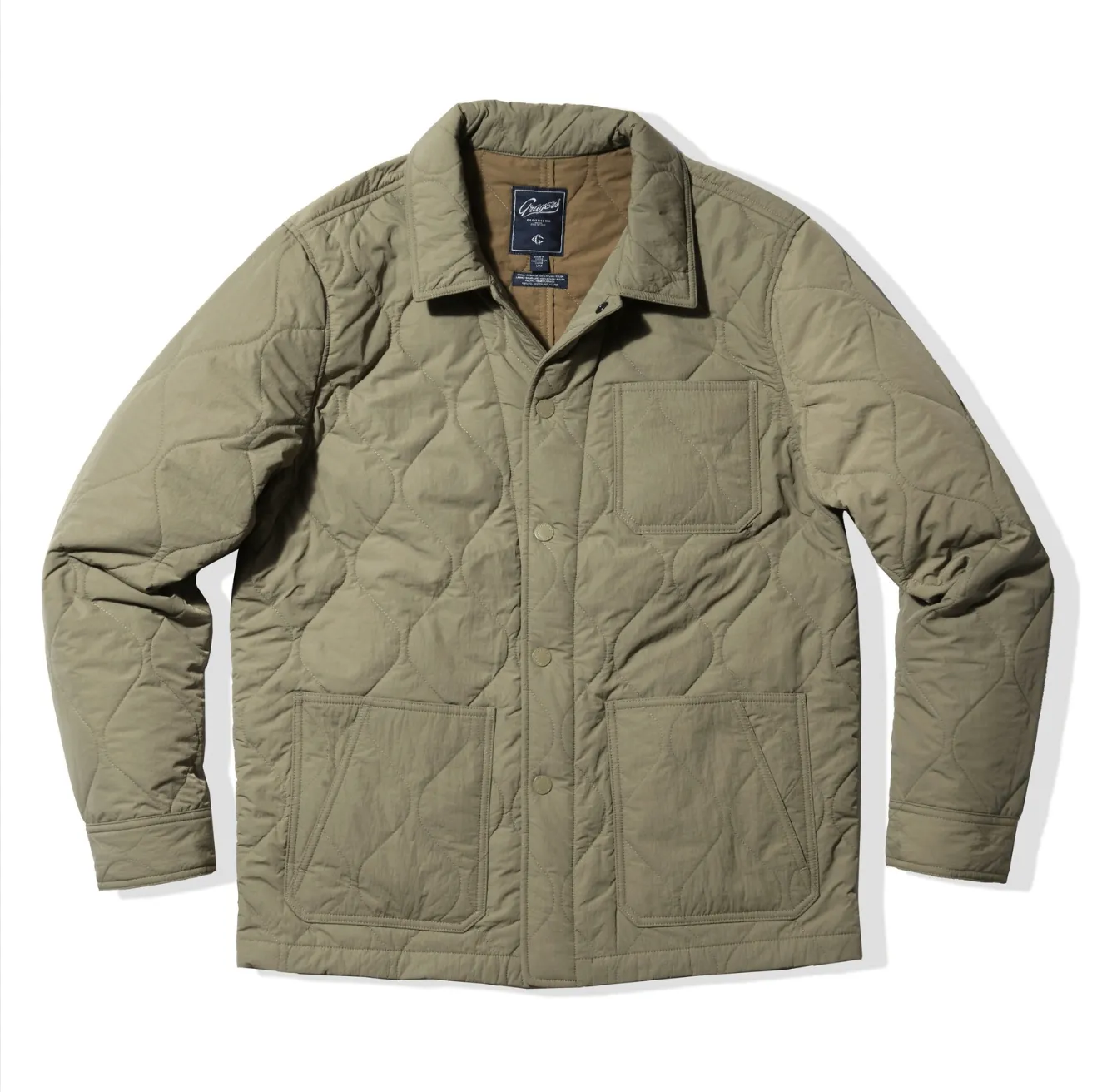 Putnam Quilted Chore Jacket - Olive