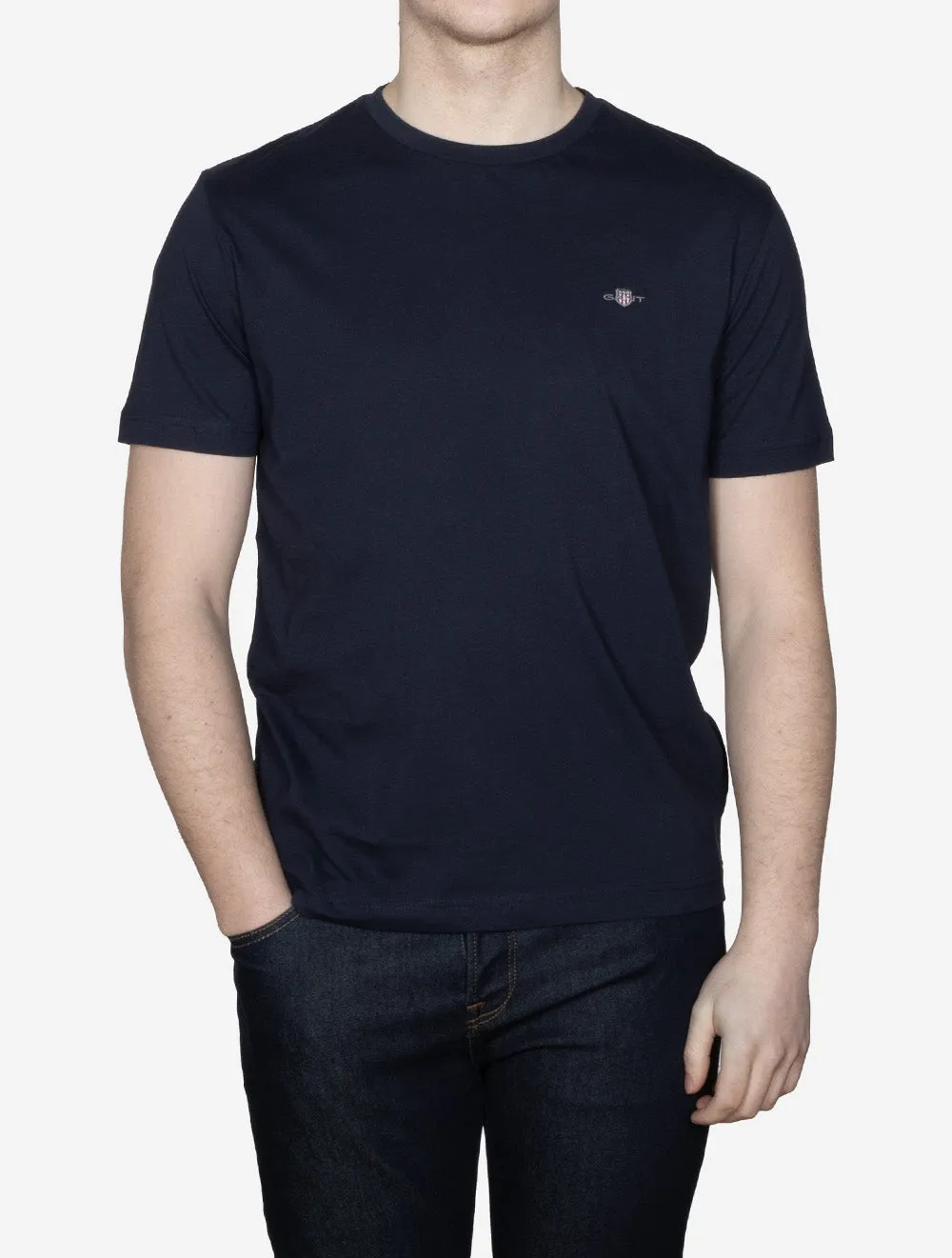 Regular Fit Shield Short Sleeve T-Shirt Evening Blue