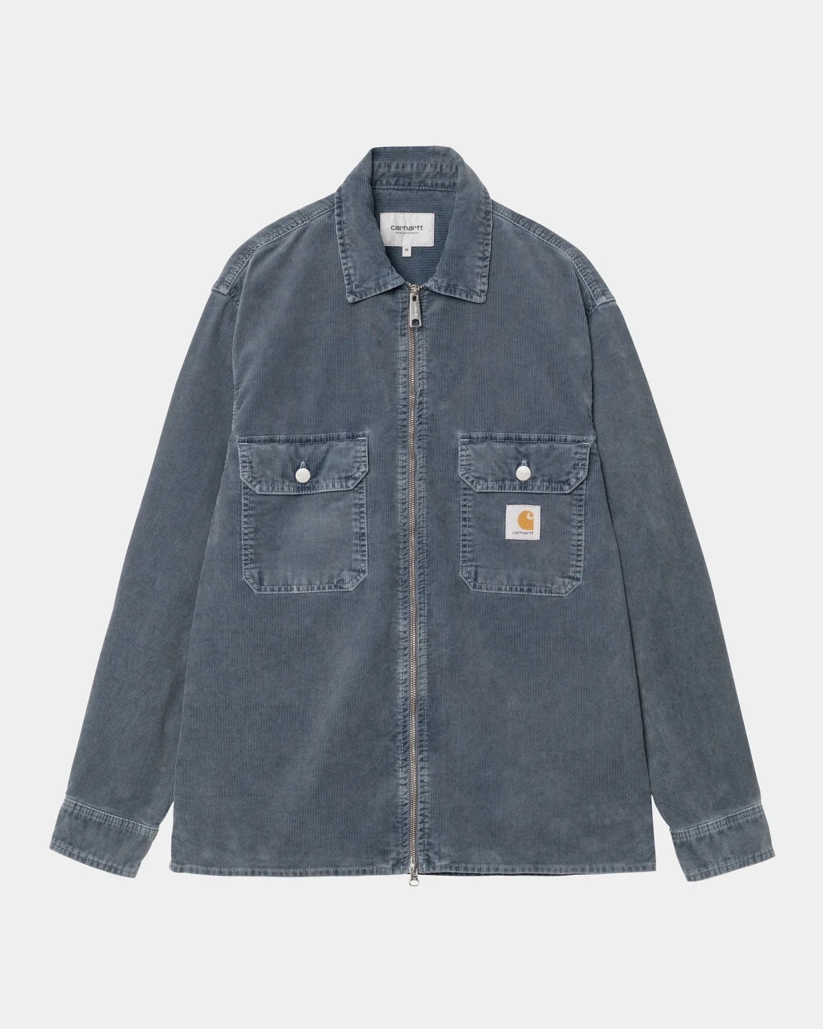 Reynold Corduroy Shirt Jacket | Dusky Blue (dusky washed)