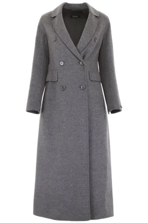 'S Max Mara Wool Buttoned Long Coat