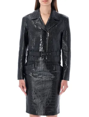 Saint Laurent Long-Sleeved Cropped Jacket