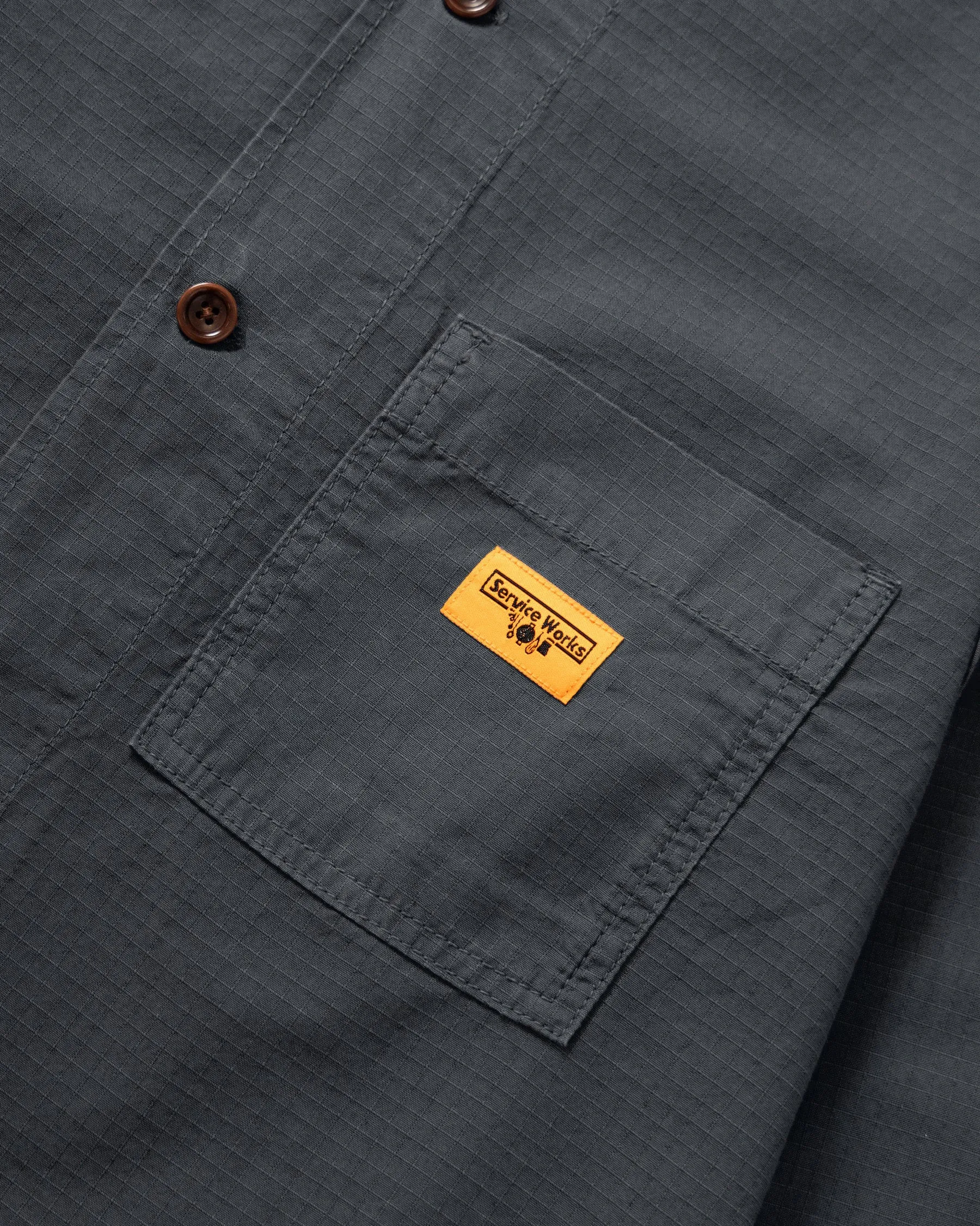 Service Works Ripstop Front Of House Jacket - Washed Black