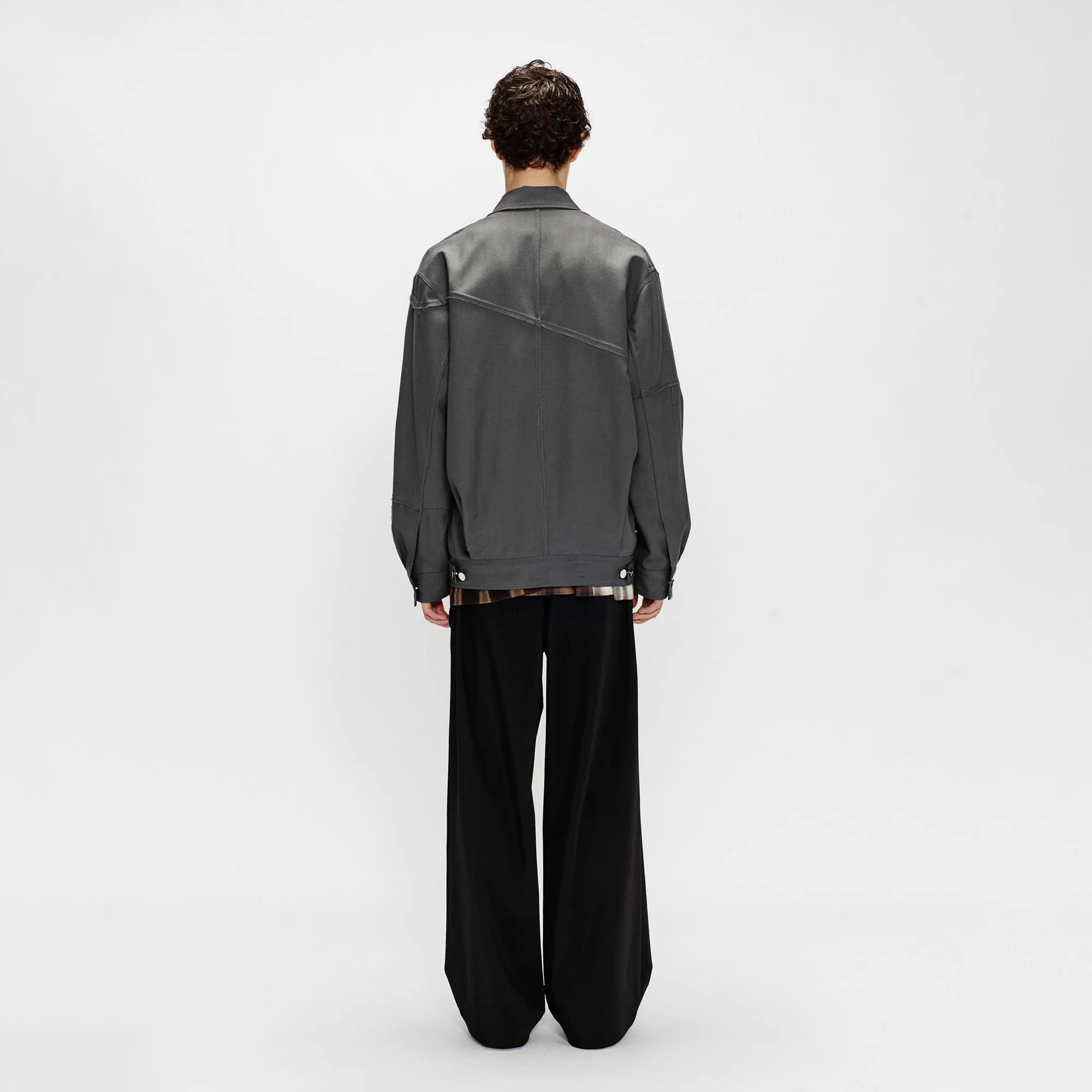 Song For The Mute Slash Coach Jacket Grey