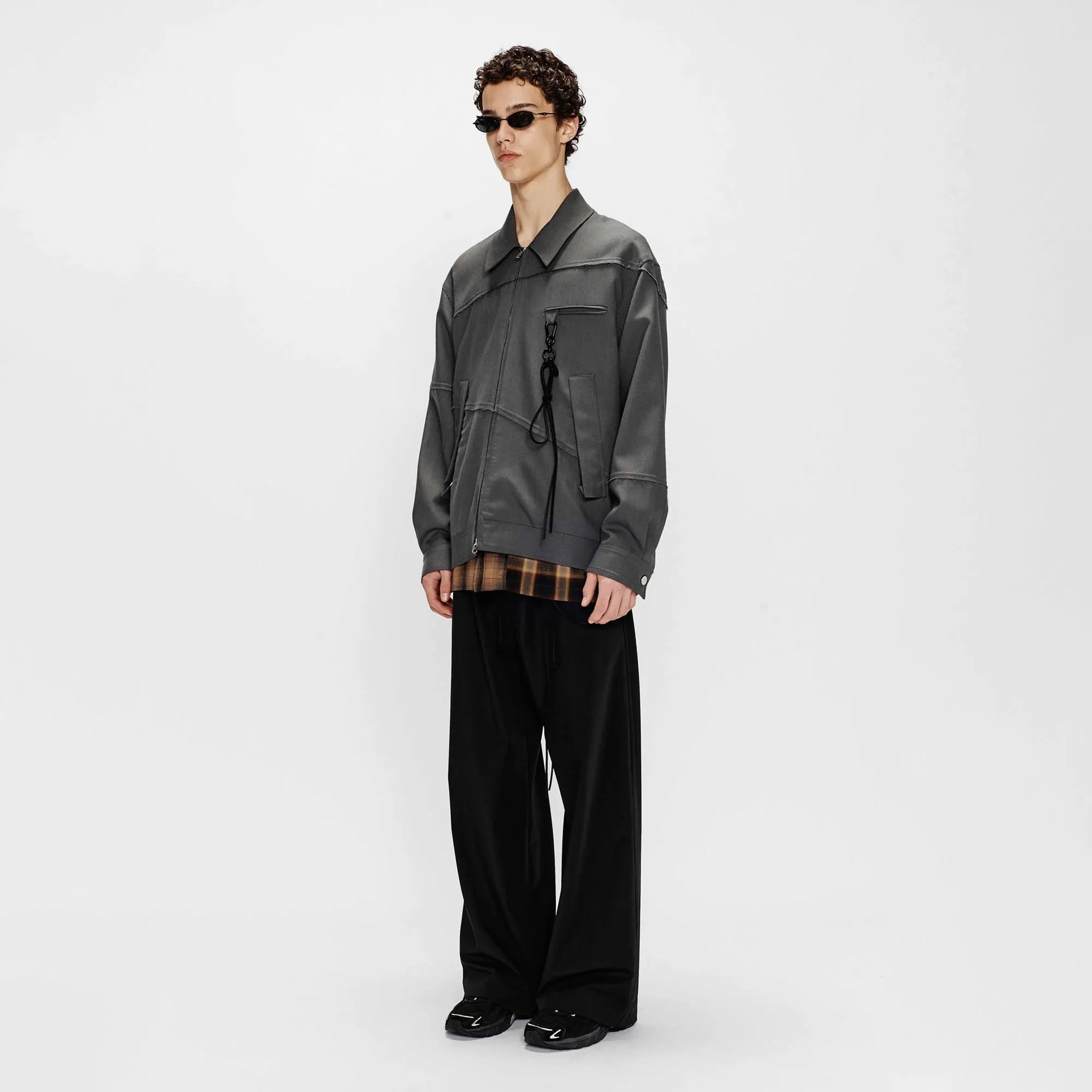 Song For The Mute Slash Coach Jacket Grey
