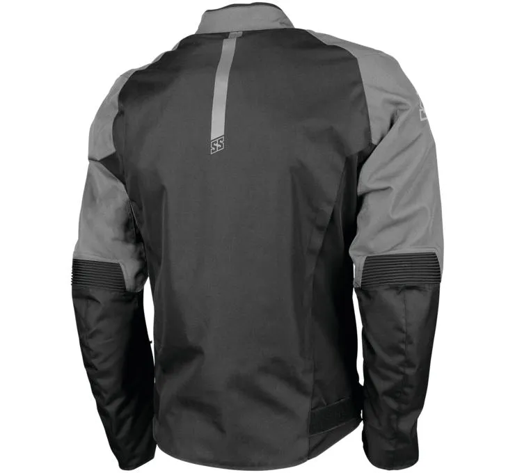 Speed and Strength Moment of Truth Motorcycle Jacket Black Grey