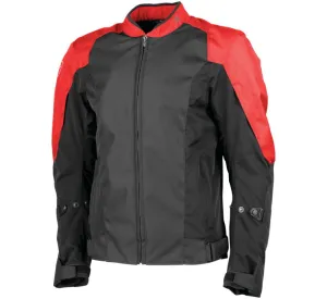 Speed and Strength Moment of Truth Motorcycle Jacket Black Red