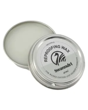 Swanndri Wax Tin For Re-Proofing Oilskin Vest And Jackets