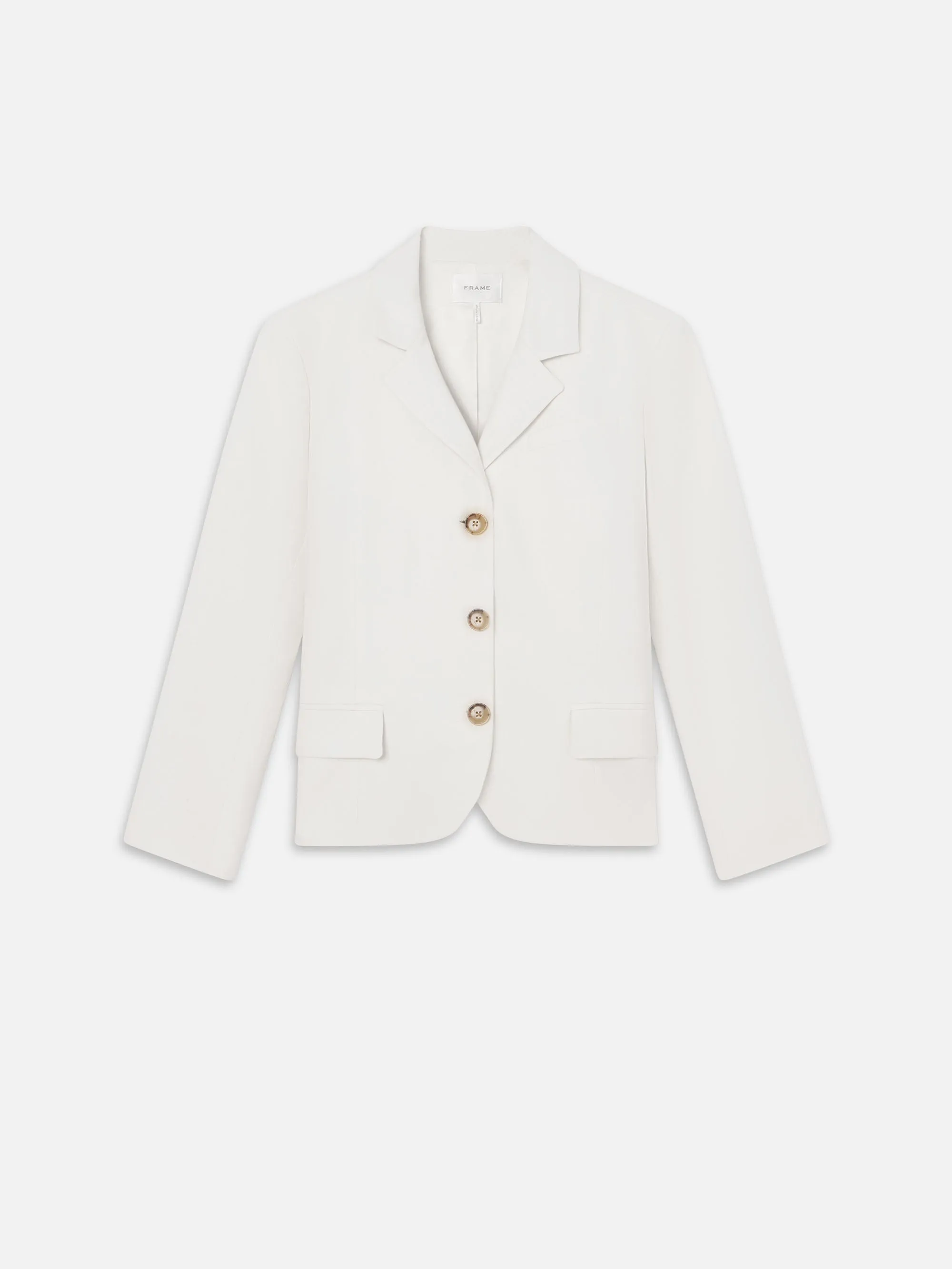 The Linen Smart Blazer -- White