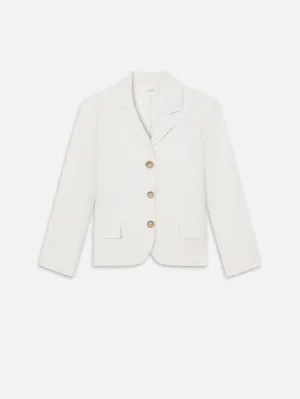 The Linen Smart Blazer -- White