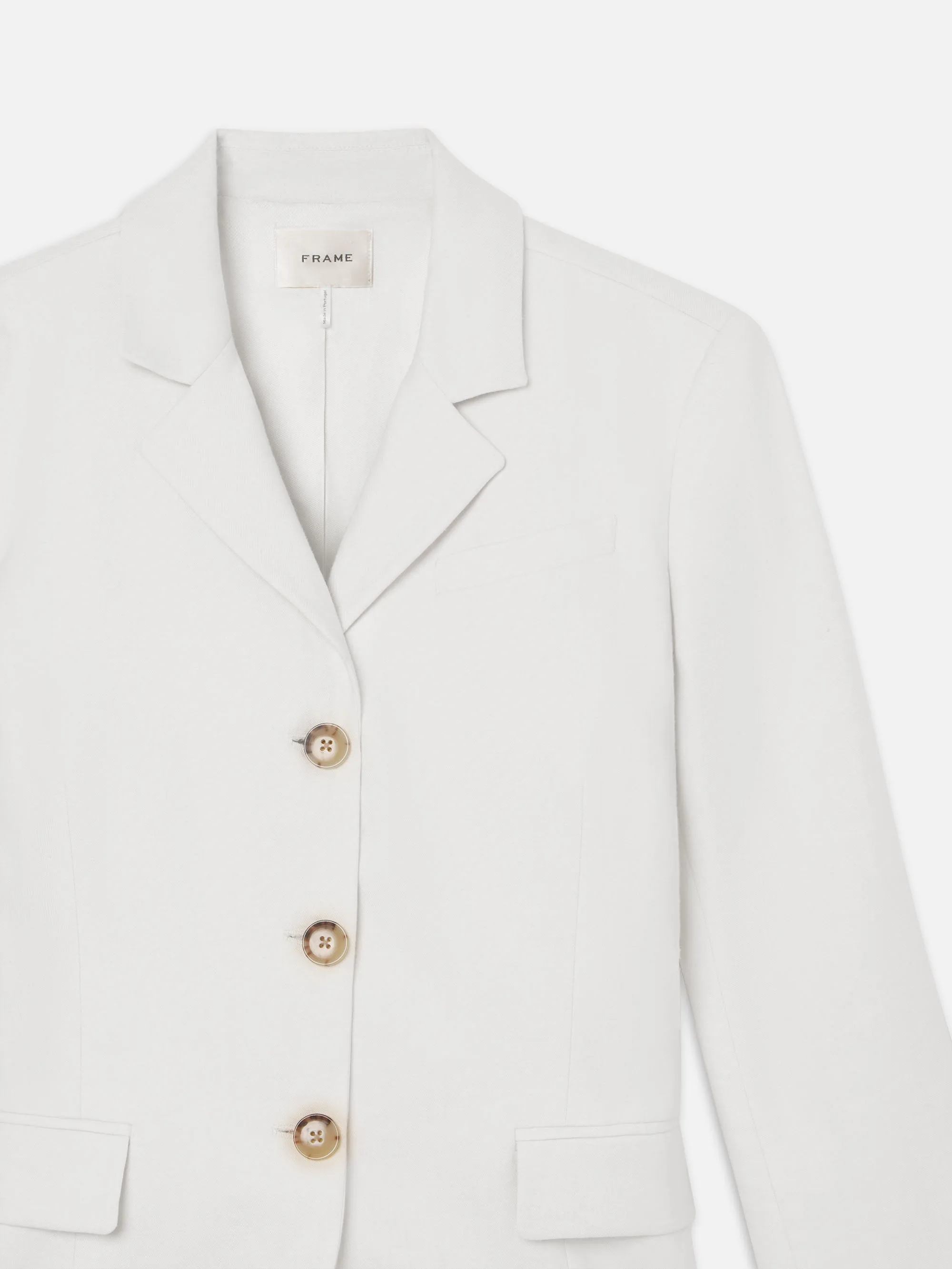 The Linen Smart Blazer -- White