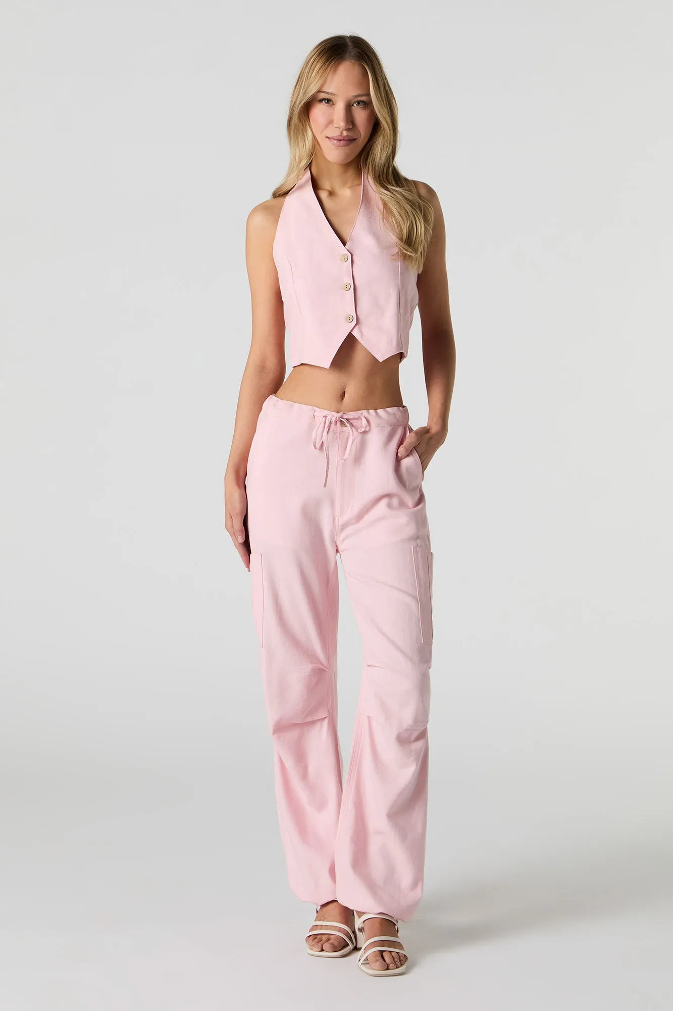 Veste bain-de-soleil en mélange de lin