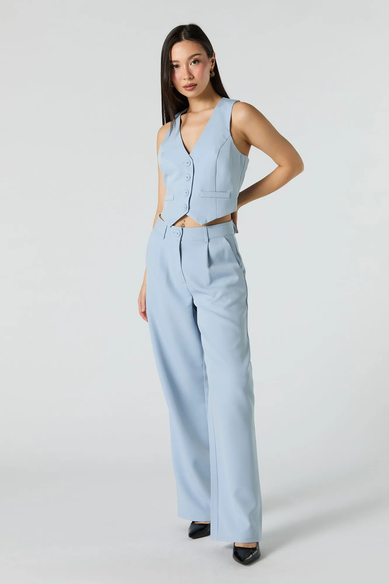 Veste boutonnée courte
