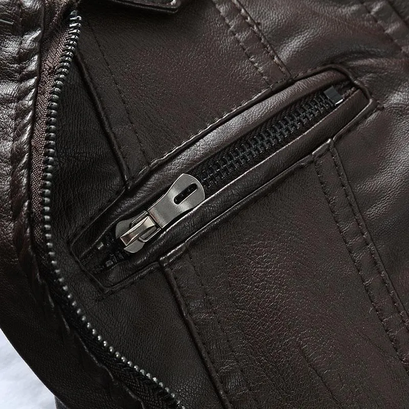 West Louis™ PU Spring Leather Jackets