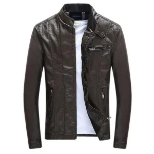 West Louis™ PU Spring Leather Jackets