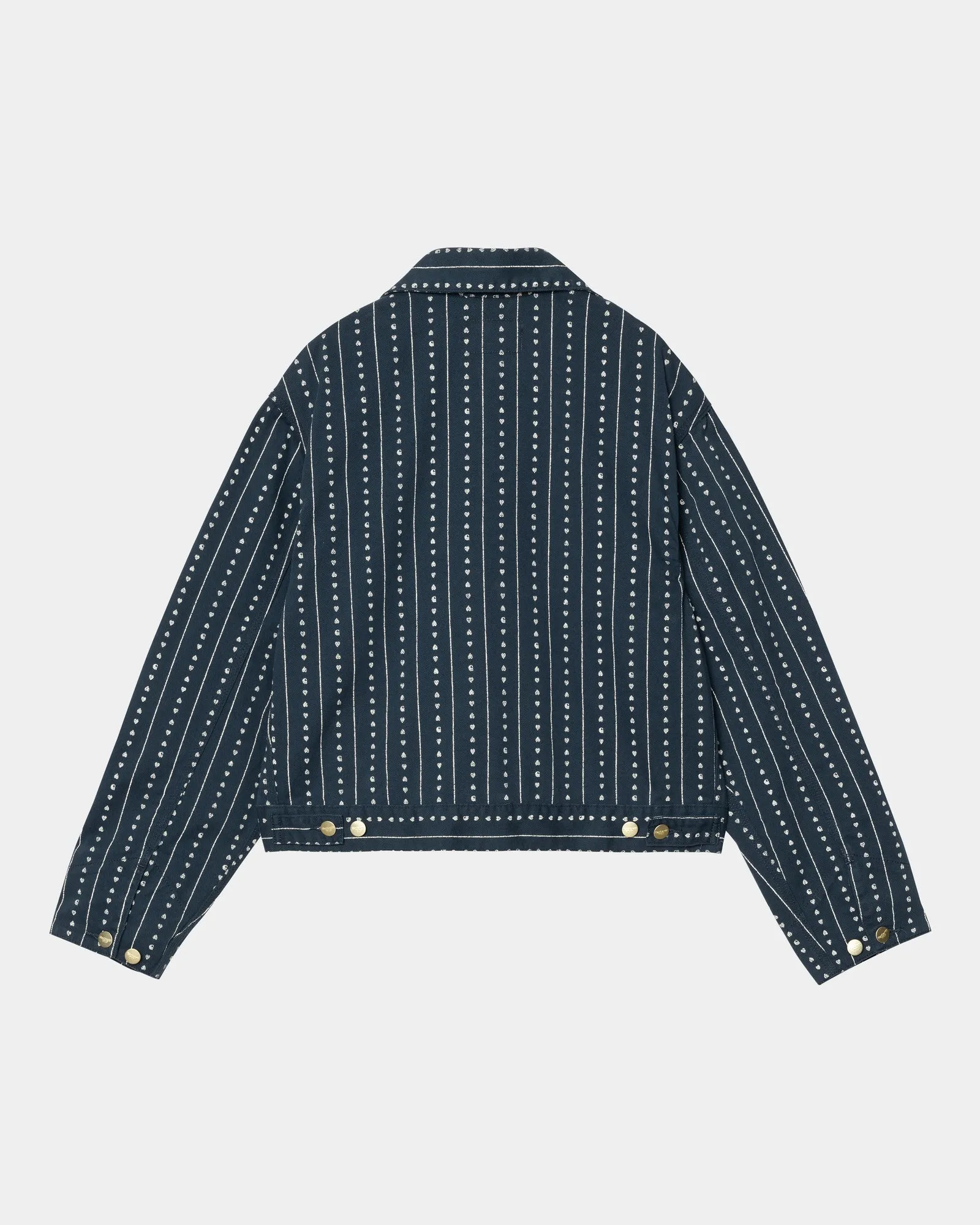 Women’s Drewe Jacket | Ink / Natural Heart C Pinstripe