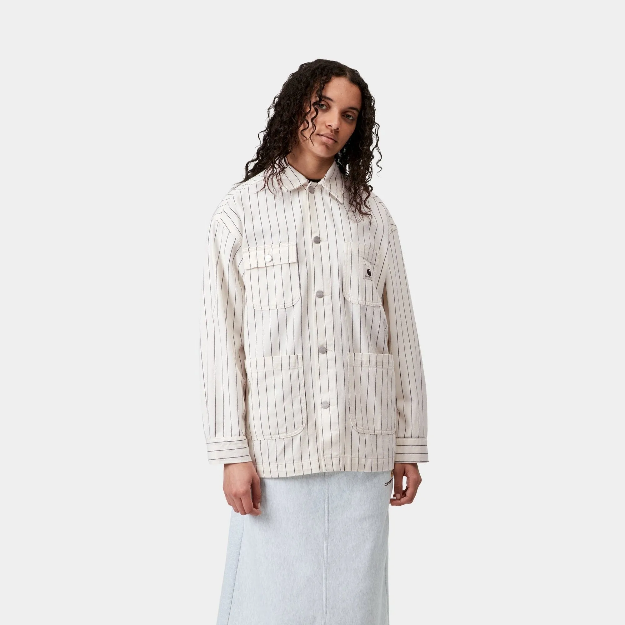 Women’s Hendry Coat | Wax / Dark Navy Seaton Stripe