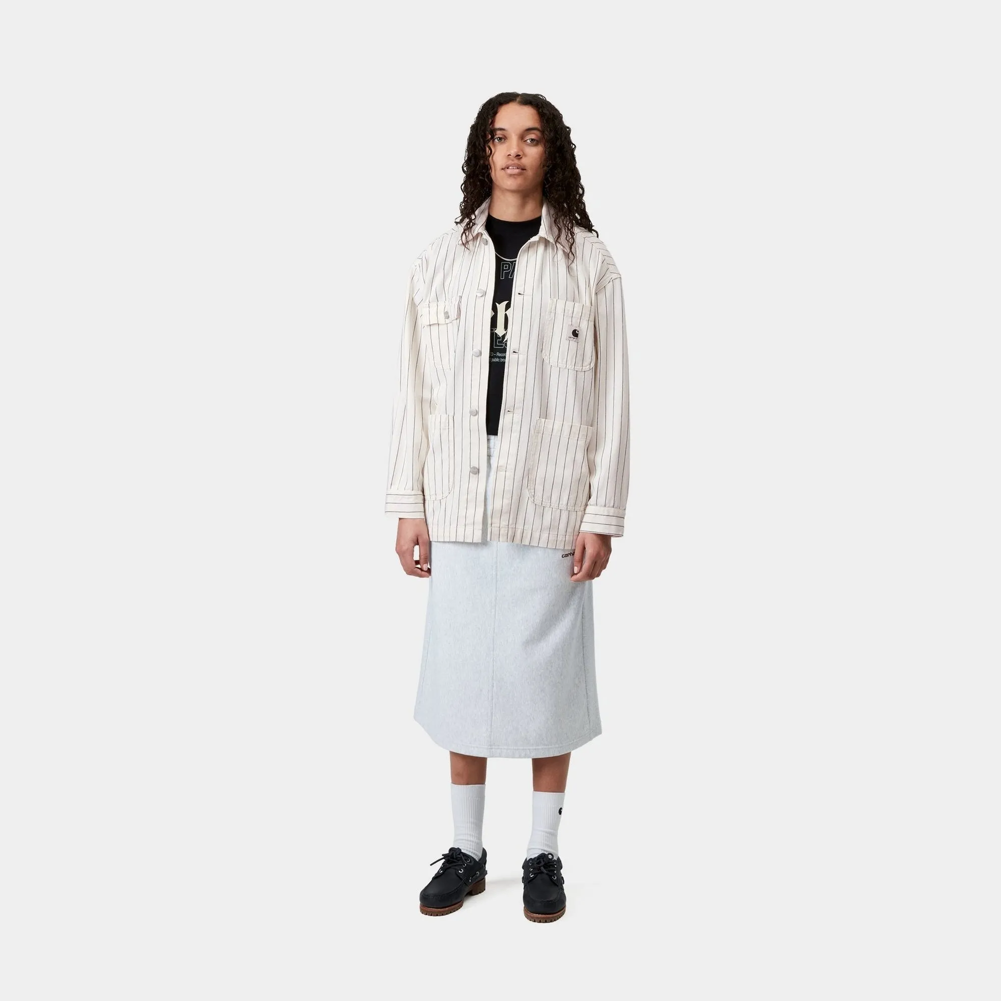 Women’s Hendry Coat | Wax / Dark Navy Seaton Stripe