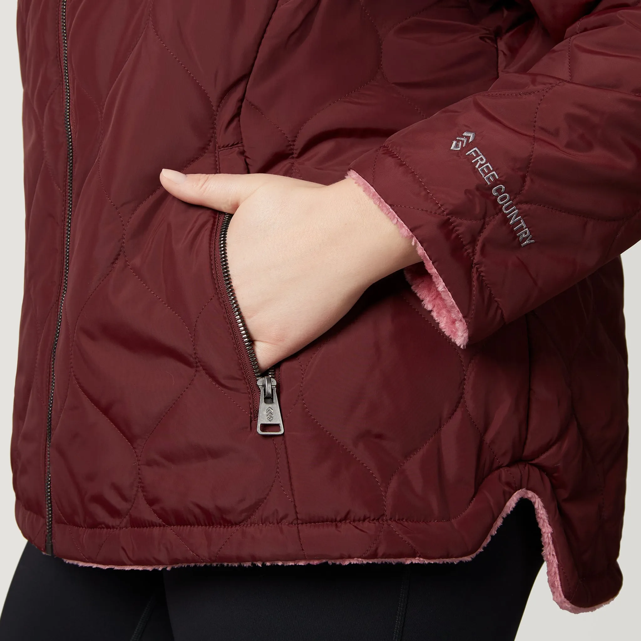 Women's Plus Size Cloud Lite Reversible Jacket