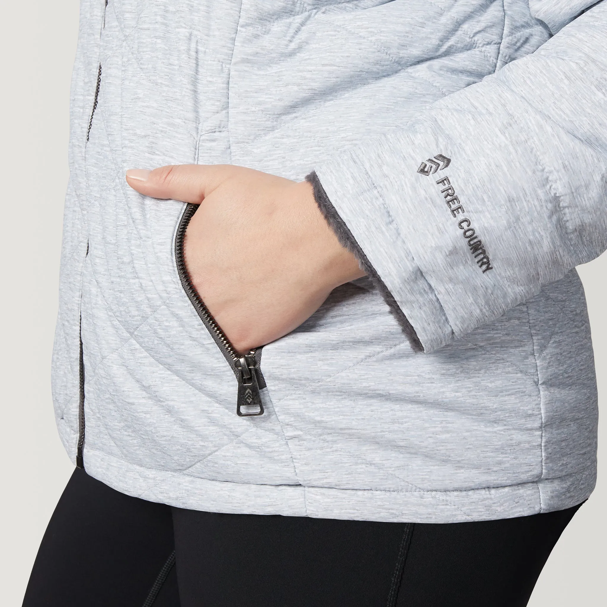 Women's Plus Size FreeCycle® Cloud Lite Reversible Jacket