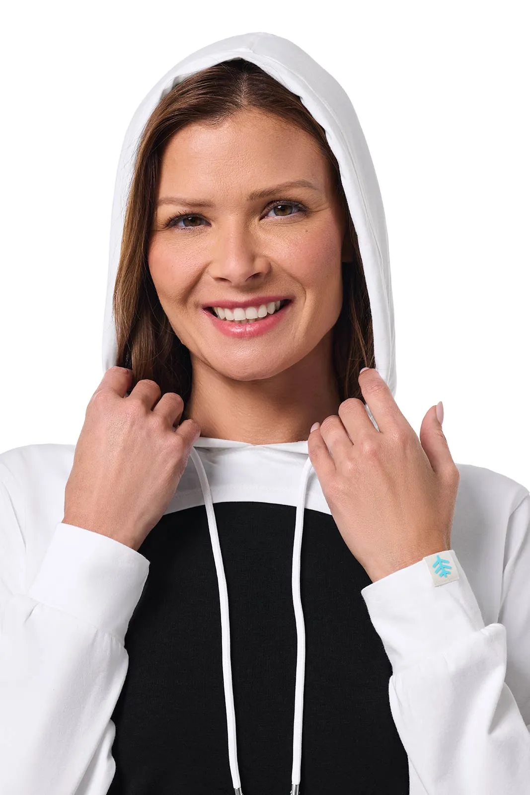 Women's Pompano Shrug Hoodie | White