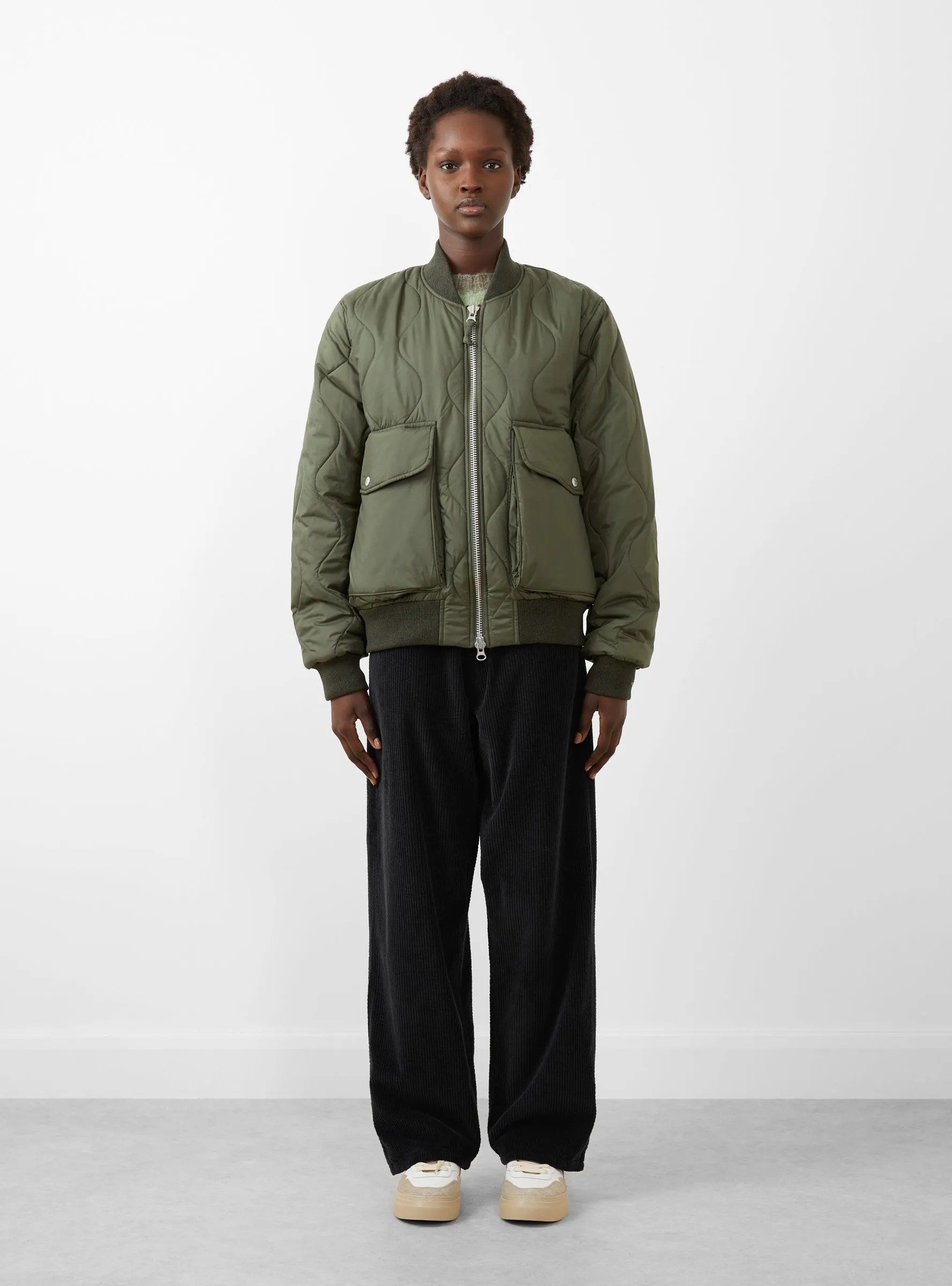x Lavenham Bros Bomber Jacket Olive Green